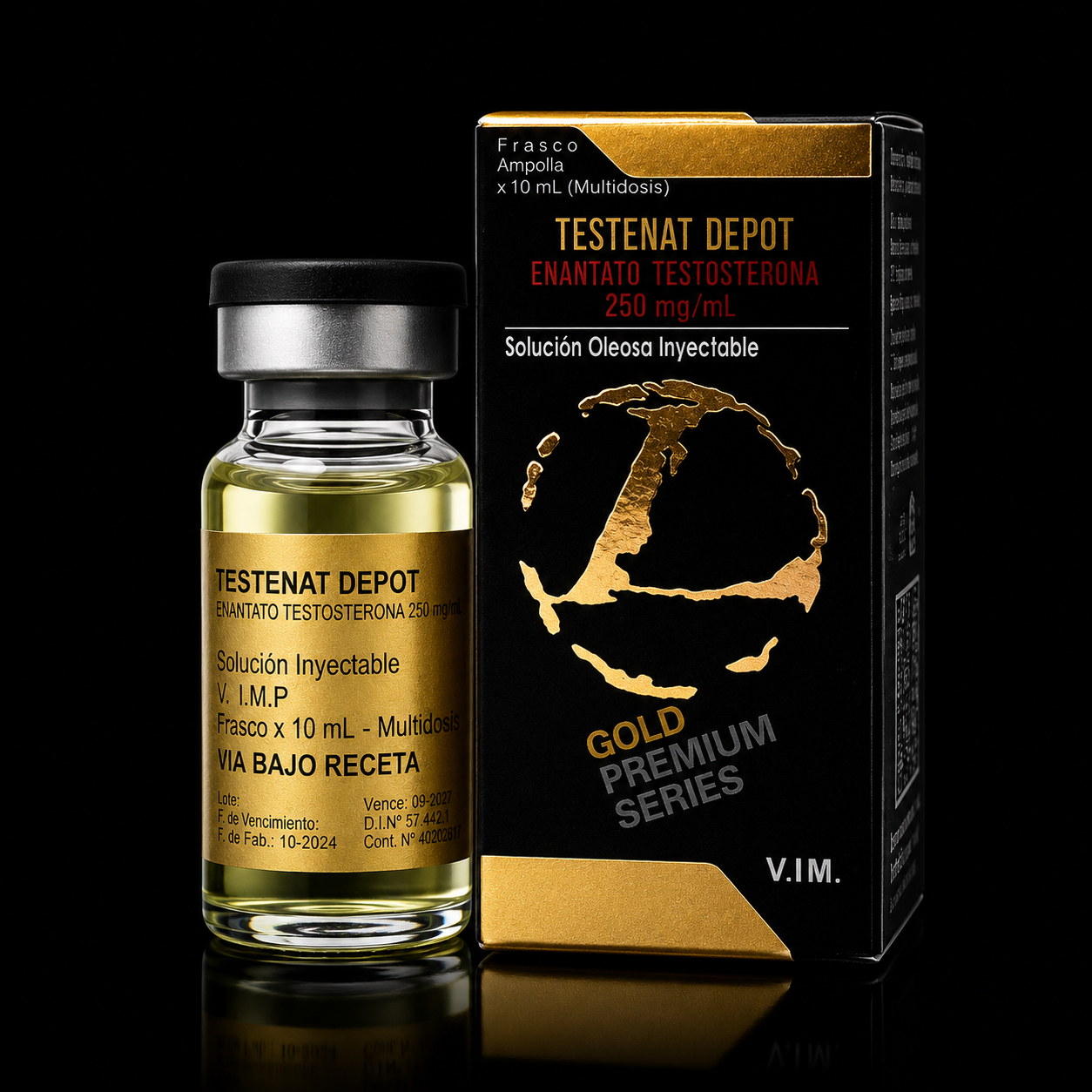 LANDER Enantato de Testosterona Gold Labs
